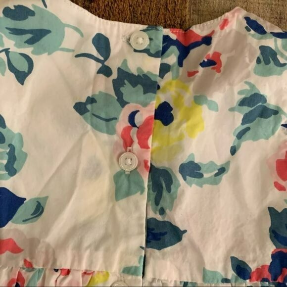 Baby Boden girls size 3-6 months colorful summer fall floral tank dress - Picture 7 of 7